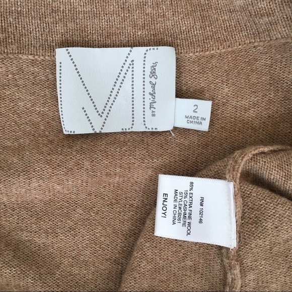 COPY - Michael Stars Cashmere Sweater Jacket size 2 or M , Host Pick 🖤 - Picture 4 of 4